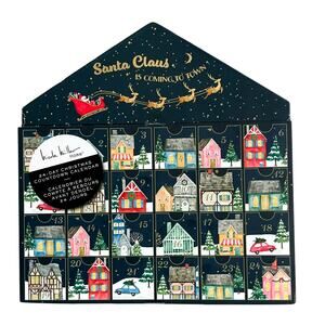 Nicole Miller Christmas Advent Calendar 24 Countdown Drawers Refillable New